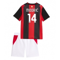 Dres AC Milan Luka Modric #14 Domáci pre deti 2026-27 Krátky Rukáv (+ trenírky)